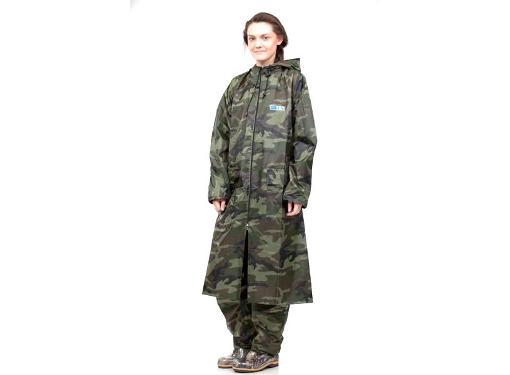 Изображение товара Плащ WATERPROOFLINE Hunter WPL ПЛА206 влагозащитный размеры 52-54/170-176 КМФ