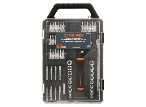 Изображение товара Универсальный набор отверток и битов TRUPER SET-60X 60 предметов