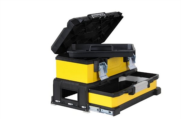 

Ящик для инструментов Stanley Yellow metal plastic toolbox 1-95-829