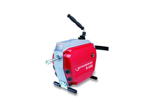 Изображение товара Прочистная машина ROTHENBERGER R 650 72680 800Вт для труб 20-150 мм профессиональное устройство