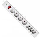 Сетевой фильтр DEFENDER ПВС 3х1.0 8 гнезд белый DFS 303