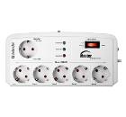 Сетевой фильтр DEFENDER ПВС 3х1.0 6 гнезд белый DFS 805