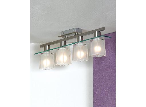 Изображение товара Настенно-потолочный светильник LUSSOLE LSL-1807-04 4хE14 стиль модерн серебристый