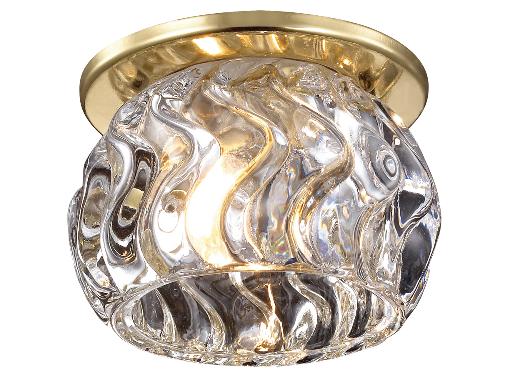 Изображение товара Встраиваемый светильник NOVOTECH VETRO NT14 035 369918 золото для комнаты 40 Вт G9