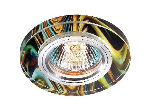 Изображение товара Встраиваемый светильник NOVOTECH RAINBOW 50 Вт для комнаты декоративный алюминий стекло