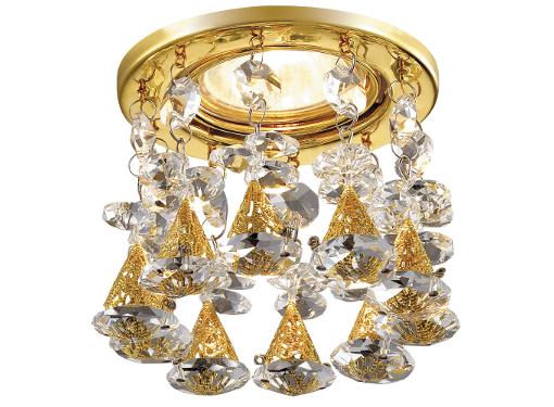 Изображение товара Встраиваемый светильник NOVOTECH RITZ NT12 048 369792 золото 50Вт стиль модерн