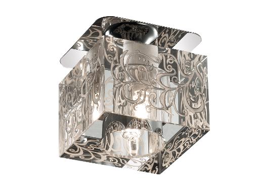 Изображение товара Встраиваемый светильник NOVOTECH CUBIC NT11 097 369514 с хрусталём и металлом