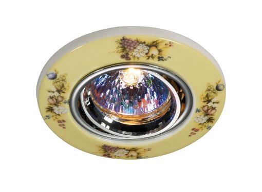 Изображение товара Светильник встраиваемый NOVOTECH CERAMIC NT11 125 369551 хром/цветной