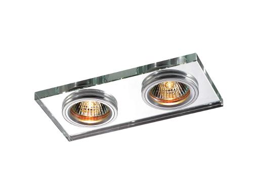 Изображение товара Встраиваемый светильник NOVOTECH MIRROR NT12 138 369765 алюминий хрусталь модерн