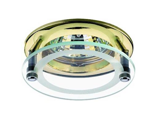 Изображение товара Встраиваемый светильник NOVOTECH ROUND NT09 50 Вт латунь стекло современный стиль