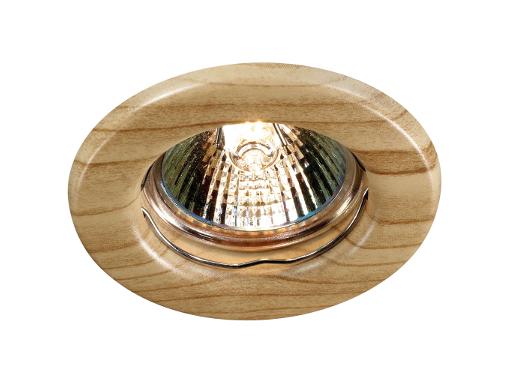 Изображение товара Встраиваемый светильник NOVOTECH WOOD NT12 156 369713 светлое дерево 50 Вт металл