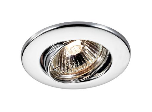 Изображение товара Встраиваемый светильник NOVOTECH CLASSIC NT12 170 369693 хром 50 Вт