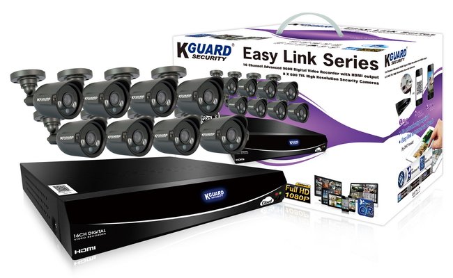 Комплект видеонаблюдения Kguard El1621-8hw212b