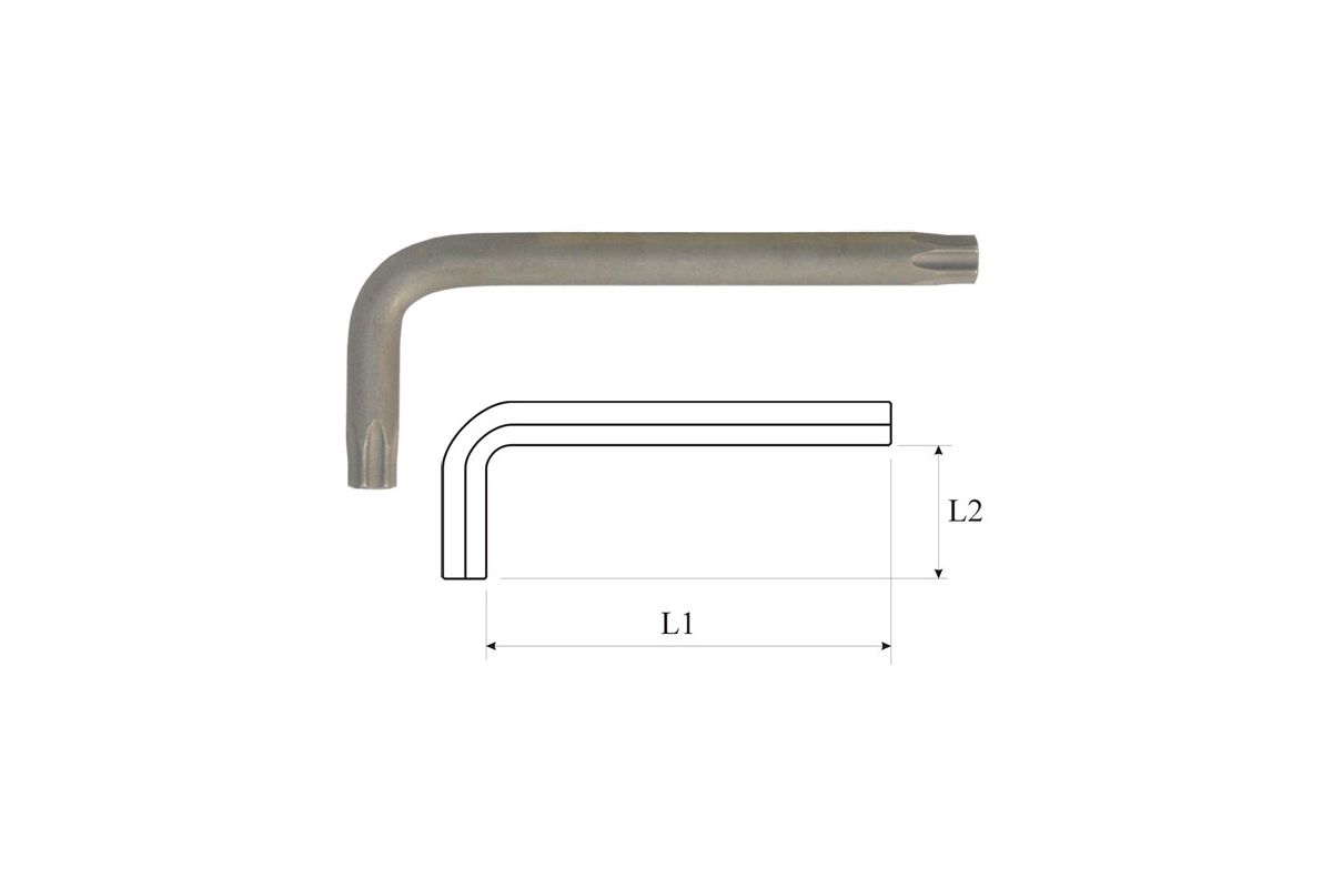Ключ torx t20 угловой Aist 154120TT - цена, фото - купить в Москве, СПб и РФ