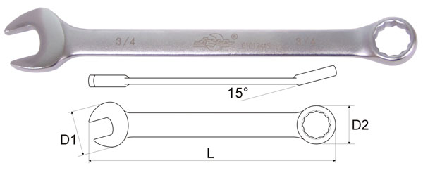 

Ключ гаечный комбинированный 20х20 Aist 010126as (20 мм, 010126as (20 мм)