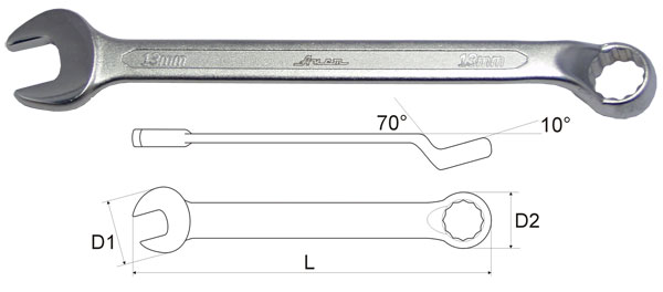 

Ключ гаечный комбинированный 22х22 Aist 010622a (22 мм, 010622a (22 мм)