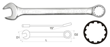 

Ключ гаечный комбинированный 32х32 Aist 011332a (32 мм, 011332a (32 мм)