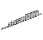 Набор головок AIST размер Е4-Е24, S 1/2'',3/8'' и 1/4'' (401514)