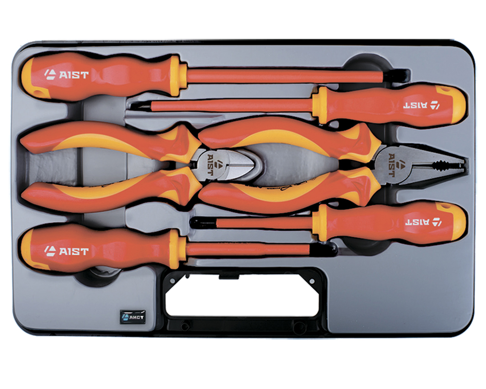 фото Набор инструментов для электрика, 6 предметов aist 701106
