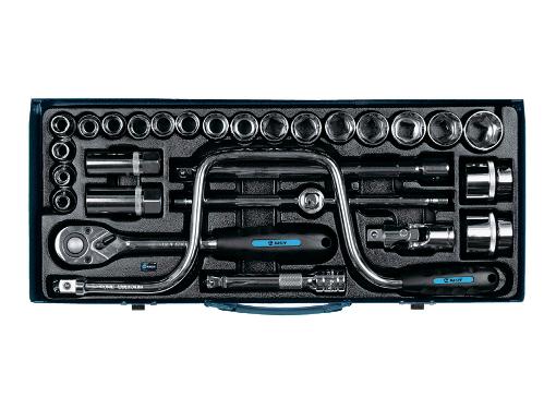 Изображение товара Набор головок AIST 407428B 28 предметов, универсальный для автомобиля и ремонта