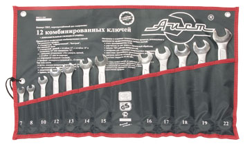 

Набор комбинированных гаечных ключей, 12 шт. Aist 0011212ax1-m (7 - 22 мм, 0011212ax1-m (7 - 22 мм)