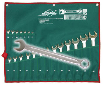 

Набор комбинированных гаечных ключей в чехле, 20 шт. Aist 0010220a (6 - 32 мм, 0010220a (6 - 32 мм)