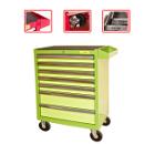 Изображение товара Тележка для инструмента AIST 90003407, 7 ящиков, сталь, зеленая
