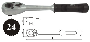 

Трещотка Aist 22134-24, 22134-24