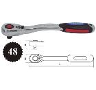 Изображение товара Трещотка AIST 1/4'' 48 зуб. 22163-48 с двухкомпонентной ручкой