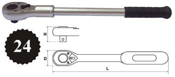 

Трещотка Aist 52123-24, 52123-24
