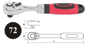 

Трещотка Aist 32187-72, 32187-72