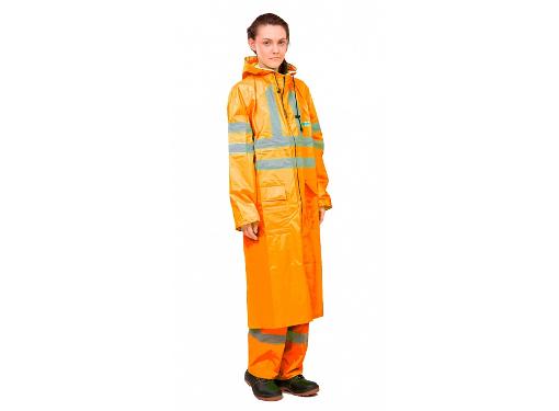 Изображение товара Влагозащитный плащ WATERPROOFLINE Extra-Vision WPL ярко-оранжевый 52-54/182-188