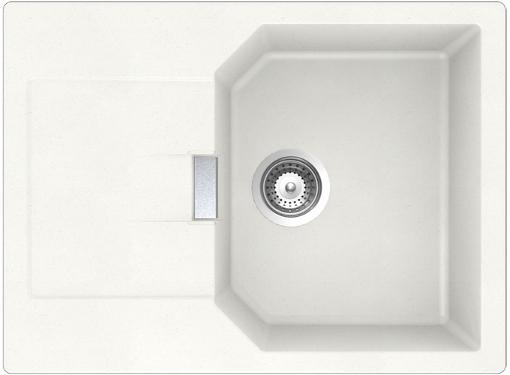 Изображение товара Мойка кухонная SCHOCK Manhattan 45 D Cristalite Альпина