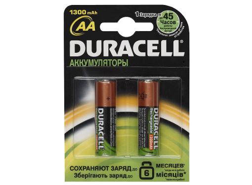  DURACELL HR6-2BL (2/20) : AA (LR6) (-  . 2.)