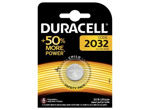  DURACELL CR2032 (10/100/14400) : CR2032 (-  . 1.)