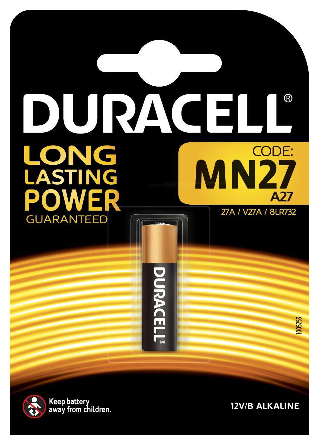 

Батарейка Duracell Mn27 (10/100/9600), Mn27 (10/100/9600)