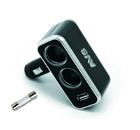 Изображение товара Разветвитель прикуривателя AVS 12/24 CS211U с USB и защитой