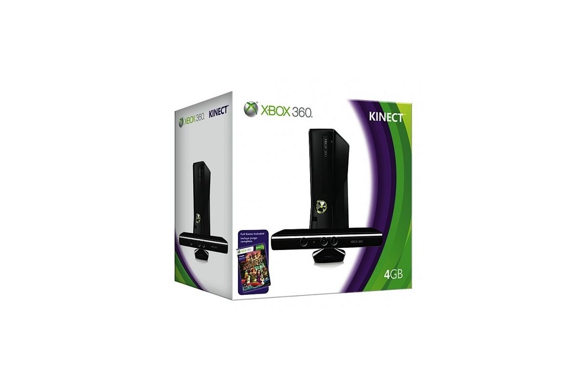 Игровая приставка Microsoft Xbox 360 E 4GB+Kinect Console - цена, отзывы,  фото - купить в Москве, СПб и РФ