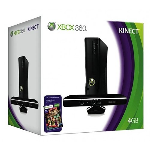 Microsoft Xbox360  4GB + KINECT ソフト6本 Игровая приставка Microsoft Xbox 360 E 4GB+Kinect Console - цена