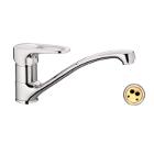 Изображение товара Однорычажный кухонный смеситель BACH Azur 214 мм, хром, Китай