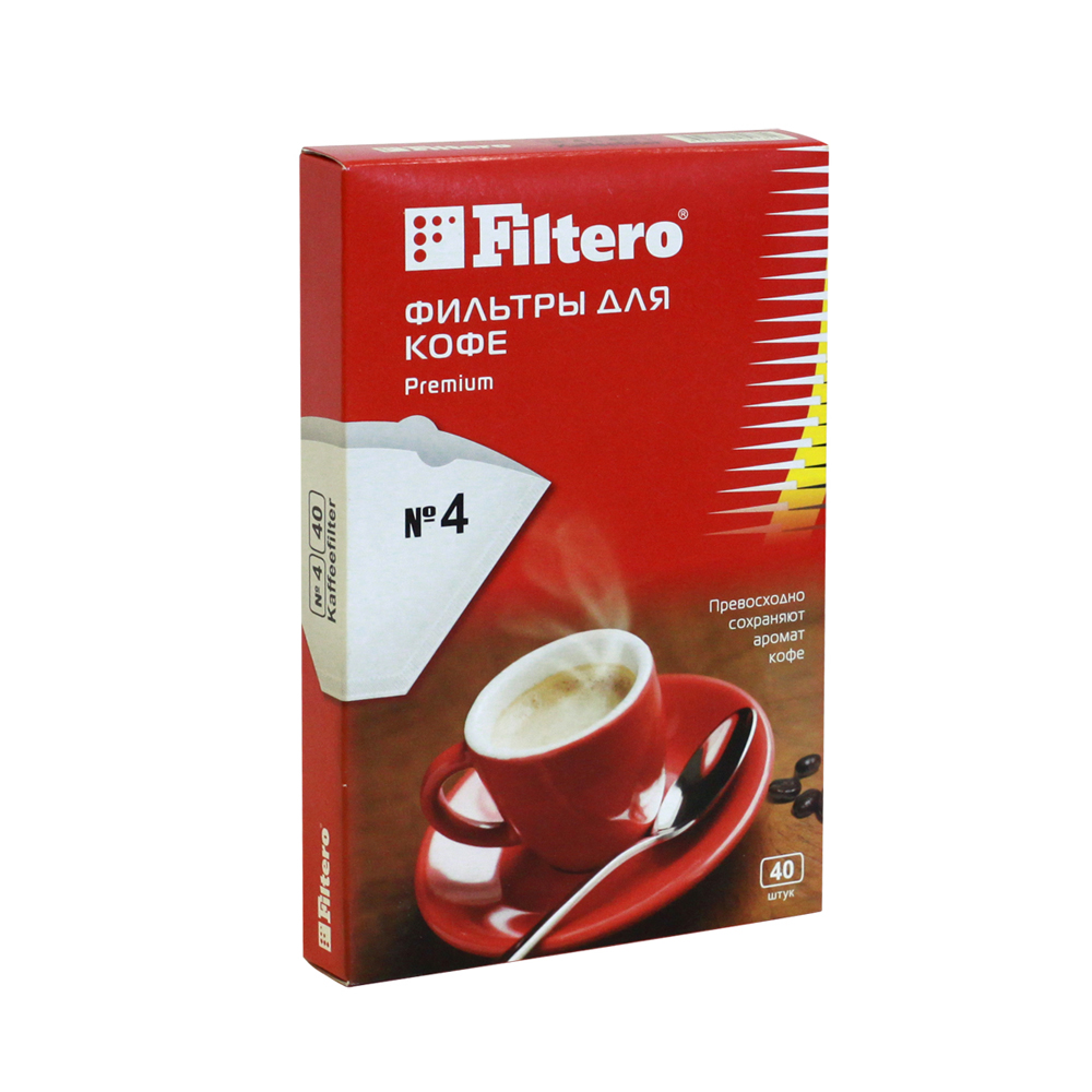 Фильтр для кофеварки Filtero №4/40