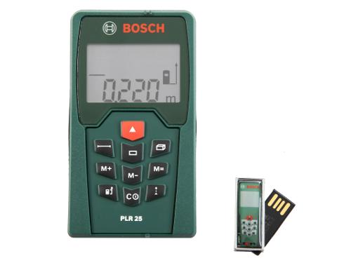   BOSCH PLR 25 + USB 4 