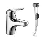 Изображение товара Смеситель для умывальника и биде Lemark Luna LM4116C с гигиенической лейкой, хром