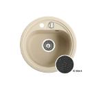 Мойка кухонная врезная MARMORIN Vask черный