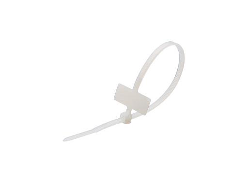 Изображение товара Стяжки FORTISFLEX КСМ 4х205 белые нейлоновые 100 шт