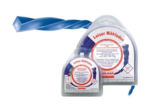 Изображение товара Леска для триммеров DOLMAR 2.0 мм 120 м витая спиральная нейлон