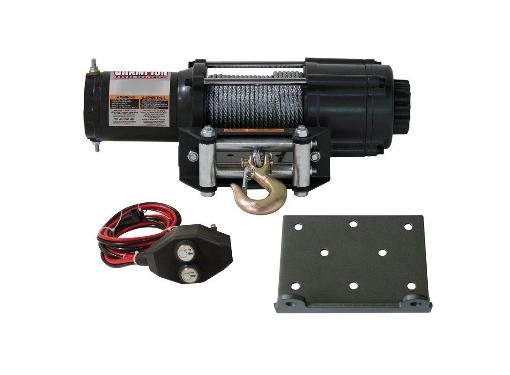 Изображение товара Мощная электролебедка MUSTANG СТ11005 для грузовиков и внедорожников 12 В 4536 кг