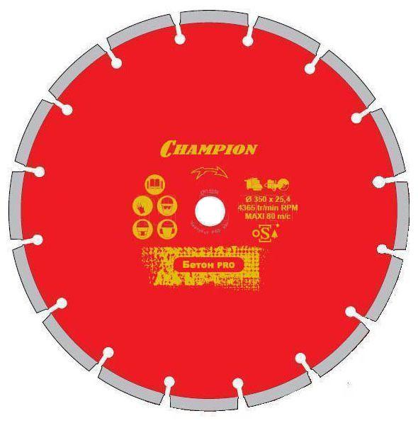 

Круг алмазный Champion St 300/25,4/10 concremax