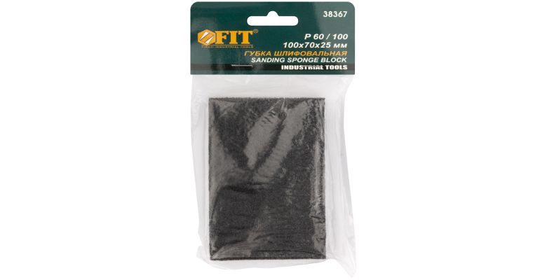 Губка шлифовальная FIT 100х70х25мм 100Р (38367)