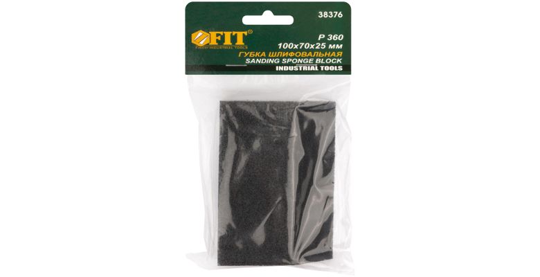 Губка шлифовальная FIT 100х70х25мм 360Р (38376)